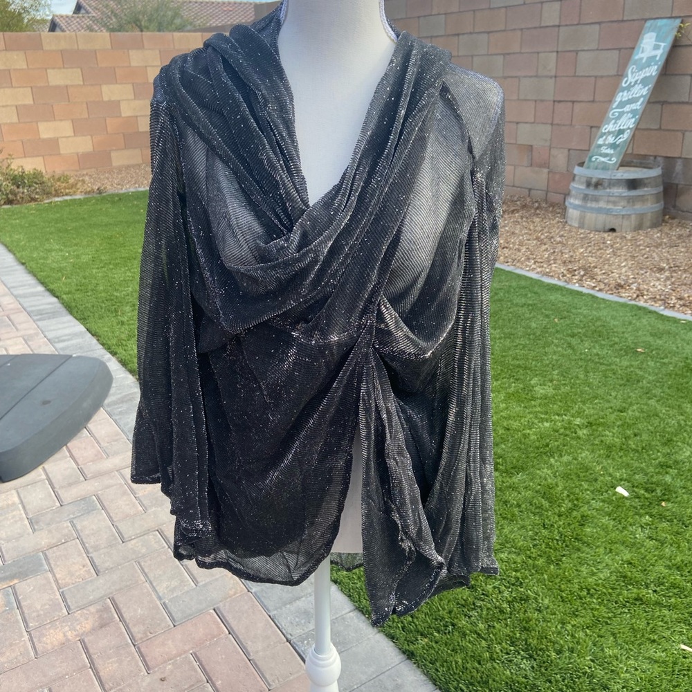 Sheer Sparkly Cover Up